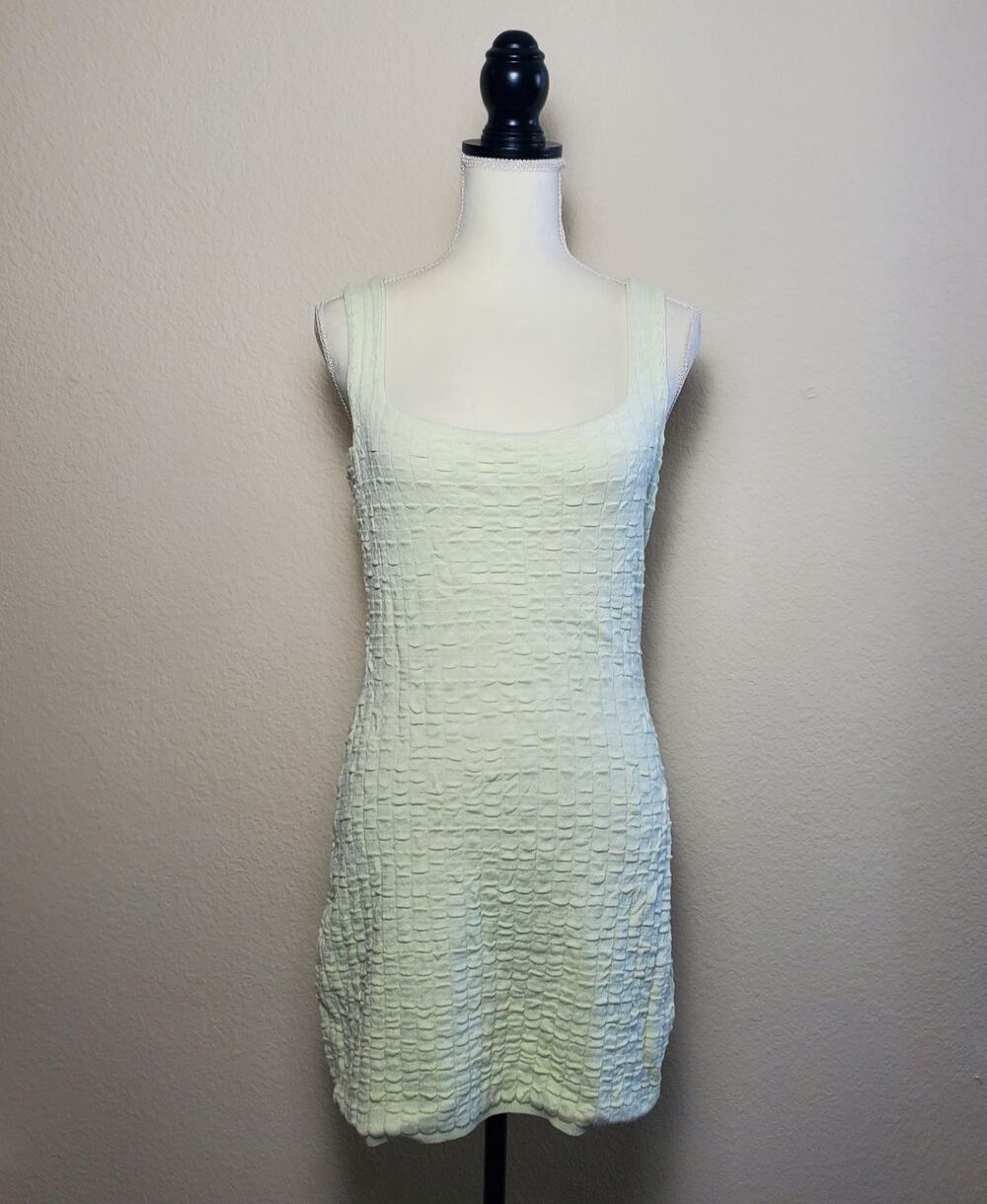 Free People Yellow Mini Dress Large